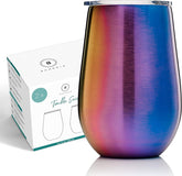 Set of 2 tumblers made of stainless steel Rainbow